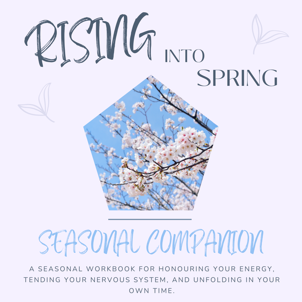 Rising Into Spring – A Seasonal Companion (Digital PDF) | Sustainable Energy, Seasonal Living & Gentle Growth