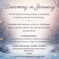 Dreaming in January