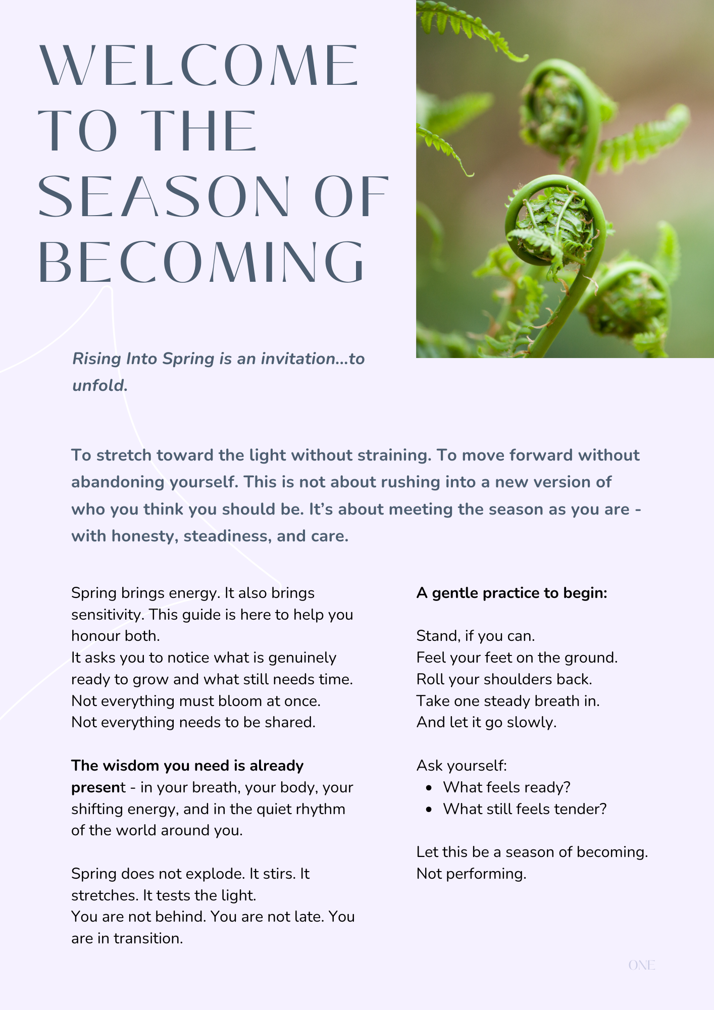 Rising Into Spring – A Seasonal Companion (Digital PDF) | Sustainable Energy, Seasonal Living & Gentle Growth